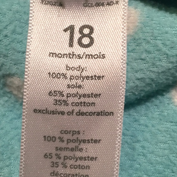 2 Carter’s Footed Onesies Sleepers - Picture 6 of 8